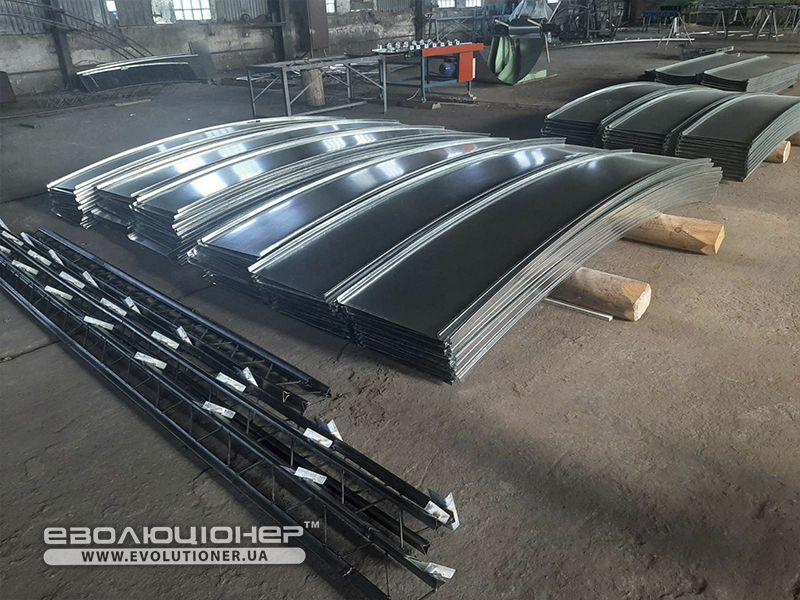 Станки для изготовления металлических ангаров