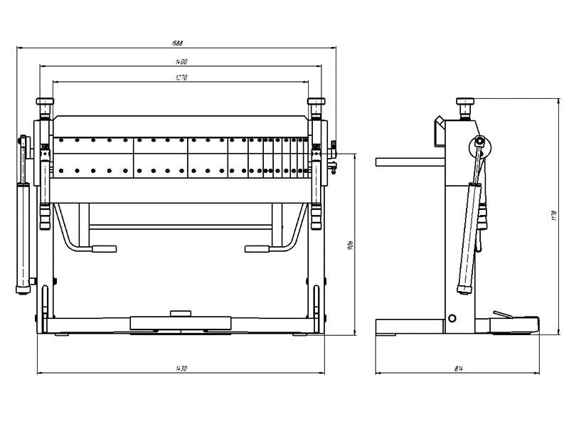 Сегментный станок для гибки ЛС 1270