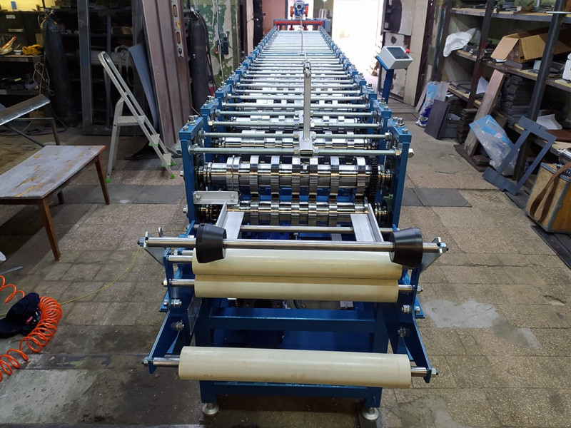 Линия для изготовления металлосайдинга «фасадная панель двойная» SPM-2