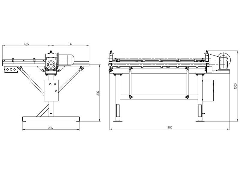 Станок продольной резки металла (штрипсорез, слитер) РС 1250/4